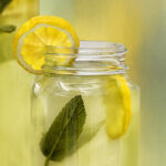 Lemonade with mint and lemon slices | photography, images, and art for hotels, office buildings, homes, restaurants, hospitals, and shopping malls