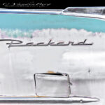 Fender of an old Packard | photography, images, and art for hotels, office buildings, homes, restaurants, hospitals, and shopping malls